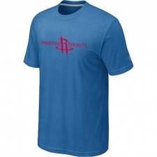 NBA Men's Houston Rockets Big & Tall Primary Logo T-Shirt - Light Blue