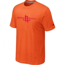 NBA Men's Houston Rockets Big & Tall Primary Logo T-Shirt - Orange