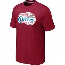 NBA Men's Los Angeles Clippers Big & Tall Primary Logo T-Shirt - Red
