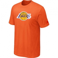 NBA Men's Los Angeles Lakers Big & Tall Primary Logo T-Shirt - Orange