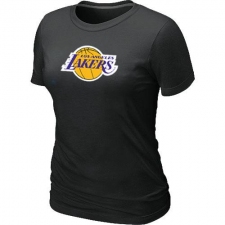 NBA Women's Los Angeles Lakers Big & Tall Primary Logo T-Shirt - Black