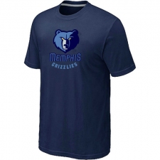 NBA Men's Memphis Grizzlies Big & Tall Primary Logo T-Shirt - Navy