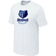 NBA Men's Memphis Grizzlies Big & Tall Primary Logo T-Shirt - White