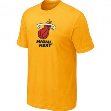NBA Men's Miami Heat Big & Tall Primary Logo T-Shirt - Yellow
