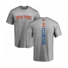 Basketball New York Knicks #2 Wayne Ellington Ash Backer T-Shirt