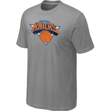 NBA Men's New York Knicks Big & Tall Primary Logo T-Shirt - Grey