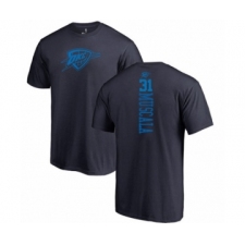 Basketball Oklahoma City Thunder #31 Mike Muscala Navy Blue One Color Backer T-Shirt