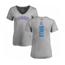 Basketball Women's Oklahoma City Thunder #6 Hamidou Diallo Ash Backer T-Shirt