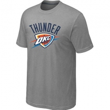 NBA Men's Oklahoma City Thunder Big & Tall Primary Logo T-Shirt - Grey