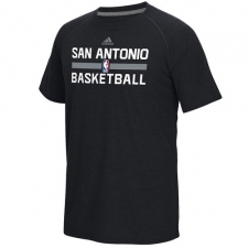 NBA Men's San Antonio Spurs Adidas On-Court Climalite Ultimate T-Shirt - Black