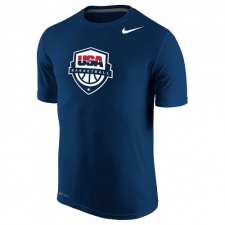 NBA Men's Team USA Nike Basketball Legend 2.0 Performance T-Shirt - Navy