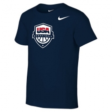 NBA Men's Team USA Nike Preschool Core Cotton T-Shirt - Navy