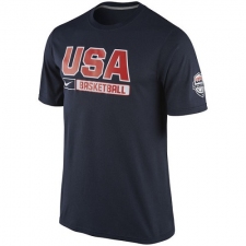NBA Men's USA Basketball Nike Practice T-Shirt - Navy