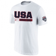 NBA Men's USA Basketball Nike Practice T-Shirt - White