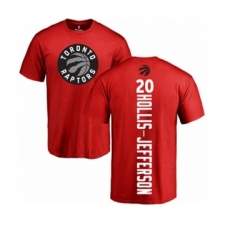 Basketball Toronto Raptors #20 Rondae Hollis-Jefferson Red Backer T-Shirt