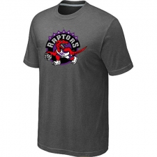 NBA Men's Toronto Raptors Big & Tall Primary Logo T-Shirt - Dark Grey