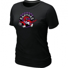 NBA Women's Toronto Raptors Big & Tall Primary Logo T-Shirt - Black