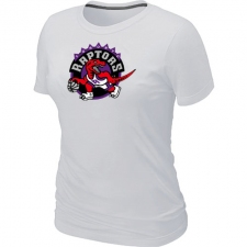 NBA Women's Toronto Raptors Big & Tall Primary Logo T-Shirt - White