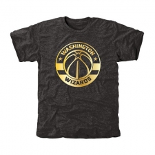 NBA Men's Washington Wizards Gold Collection Tri-Blend T-Shirt - Black