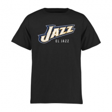 NBA Men's Utah Jazz Noches Enebea T-Shirt - Black