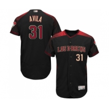 Men's Arizona Diamondbacks #31 Alex Avila Black Alternate Authentic Collection Flex Base Baseball Jersey