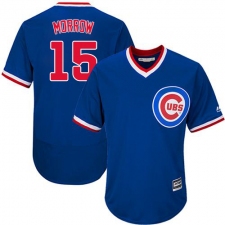 Men's Majestic Chicago Cubs #15 Brandon Morrow Royal Blue Cooperstown Flexbase Authentic Collection MLB Jersey