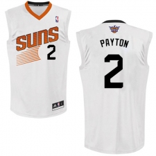 Men's Adidas Phoenix Suns #2 Elfrid Payton Authentic White Home NBA Jersey