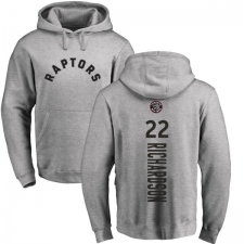 NBA Nike Toronto Raptors #22 Malachi Richardson Ash Backer Pullover Hoodie
