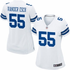 Women's Nike Dallas Cowboys #55 Leighton Vander Esch Game White NFL Jersey