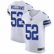 Men's Nike Dallas Cowboys #52 Connor Williams White Vapor Untouchable Elite Player NFL Jersey
