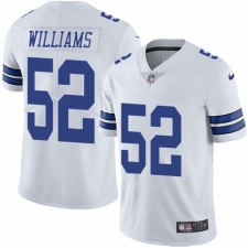 Men's Nike Dallas Cowboys #52 Connor Williams White Vapor Untouchable Limited Player NFL Jersey