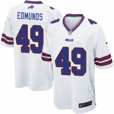 Men's Nike Buffalo Bills #49 Tremaine Edmunds Game White NFL Jersey