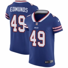 Men's Nike Buffalo Bills #49 Tremaine Edmunds Royal Blue Team Color Vapor Untouchable Elite Player NFL Jersey
