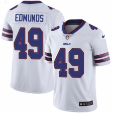 Men's Nike Buffalo Bills #49 Tremaine Edmunds White Vapor Untouchable Limited Player NFL Jersey