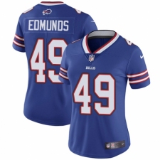 Women's Nike Buffalo Bills #49 Tremaine Edmunds Royal Blue Team Color Vapor Untouchable Elite Player NFL Jersey