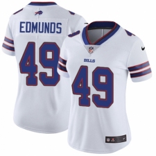 Women's Nike Buffalo Bills #49 Tremaine Edmunds White Vapor Untouchable Elite Player NFL Jersey