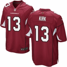 Men's Nike Arizona Cardinals #13 Christian Kirk Game Red Team Color NFL Jersey