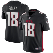 Men's Atlanta Falcons #18 Calvin Ridley Nike Black Vapor Limited Jersey