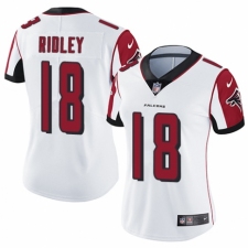Women's Nike Atlanta Falcons #18 Calvin Ridley White Vapor Untouchable Elite Player NFL Jersey