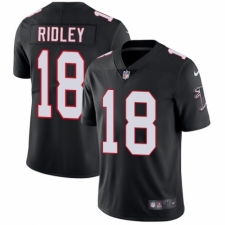 Youth Nike Atlanta Falcons #18 Calvin Ridley Black Alternate Vapor Untouchable Elite Player NFL Jersey