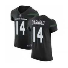 Men's New York Jets #14 Sam Darnold Black Alternate Vapor Untouchable Elite Player Football Jersey