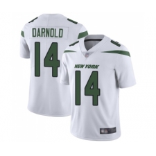 Men's New York Jets #14 Sam Darnold White Vapor Untouchable Limited Player Football Jersey