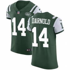 Mens New York Jets Sam Darnold Nike Green Vapor Untouchable Elite Jersey