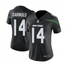Women's New York Jets #14 Sam Darnold Black Alternate Vapor Untouchable Limited Player Football Jersey