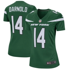 Women's New York Jets #14 Sam Darnold Nike Green Player Game Jersey