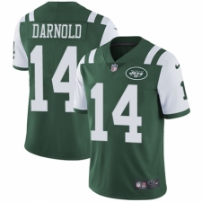 Youth Nike New York Jets #14 Sam Darnold Green Team Color Vapor Untouchable Limited Player NFL Jersey