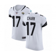 Men's Nike Jacksonville Jaguars #17 DJ Chark White Vapor Untouchable Elite Player NFL Jersey