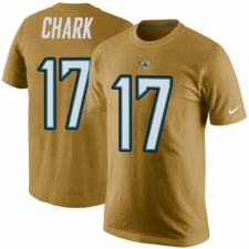 NFL Men's Nike Jacksonville Jaguars #17 DJ Chark Gold Rush Pride Name & Number T-Shirt