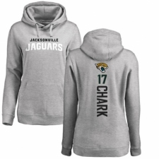 NFL Women's Nike Jacksonville Jaguars #17 DJ Chark Ash Backer Pullover Hoodie