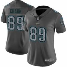 Women's Nike Jacksonville Jaguars #89 DJ Chark Gray Static Vapor Untouchable Limited NFL Jersey